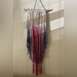 Anthropology handmade macrame. Dipped-dyed. Boho.
